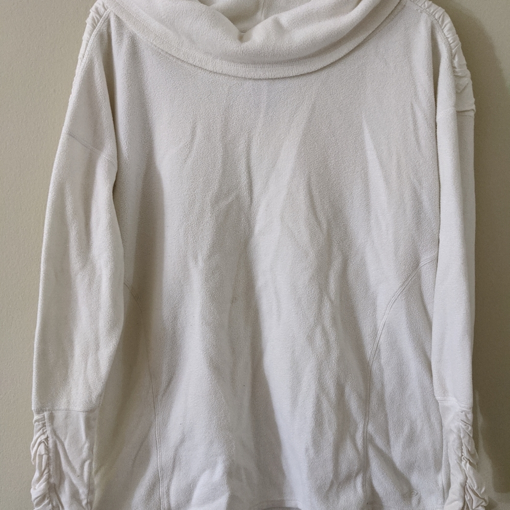 Fleece turtleneck sweater